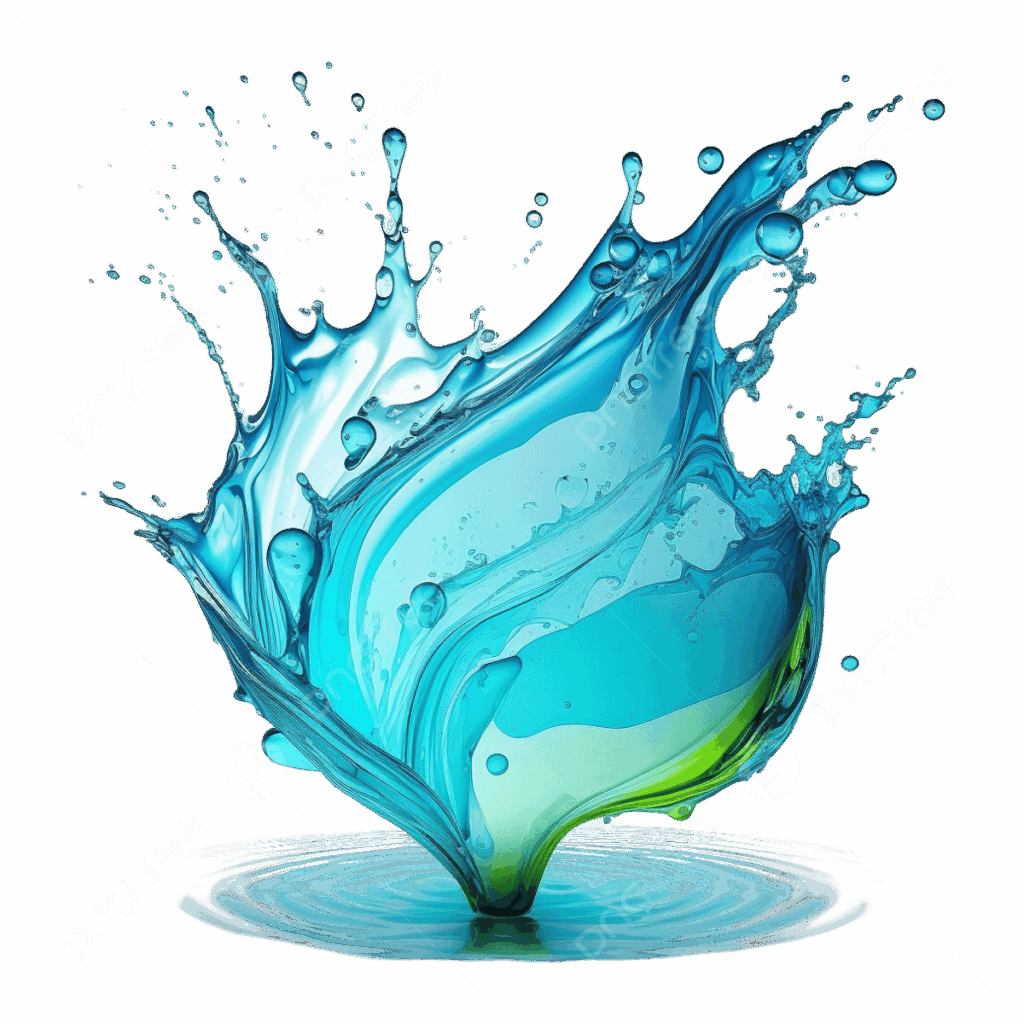 3d Water Splash Realistic Water Splash Concept Splashing Water Splash 