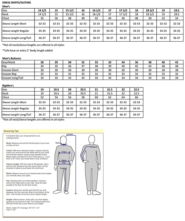 Apt 9 Slim Fit Dress Shirt Size Chart Dresses Images 2024