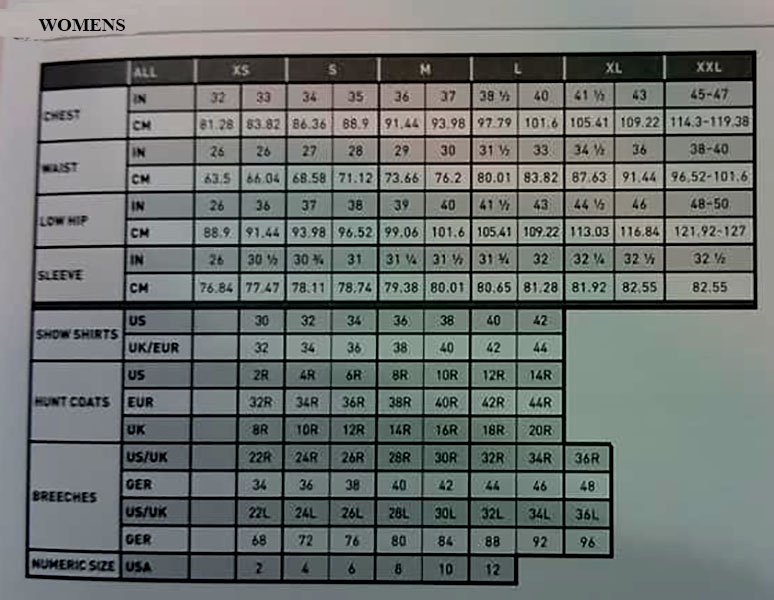 Ariat Jeans Size Chart For Women Ariat Rijbroek Jeans