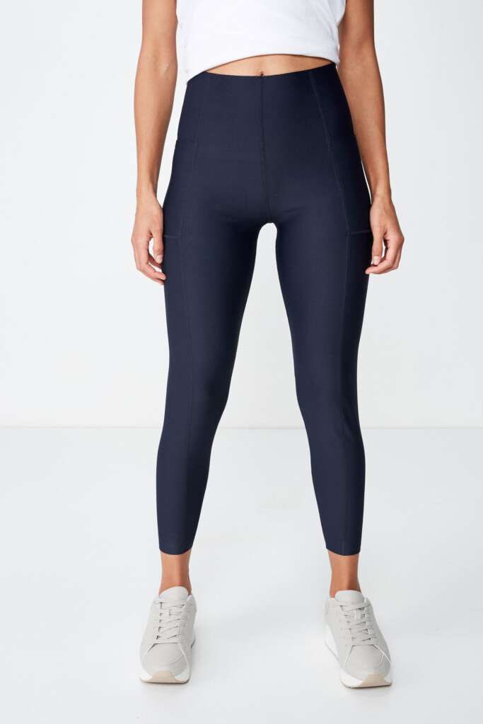 Bonded 7 8 Tight Navy Cotton On Bottoms Superbalist