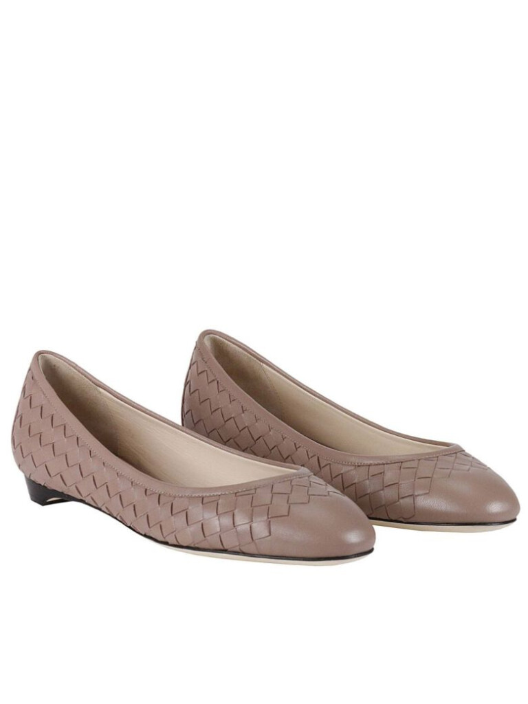Bottega Veneta Ballet Flats Shoes Women Bottega Veneta Pink Women 