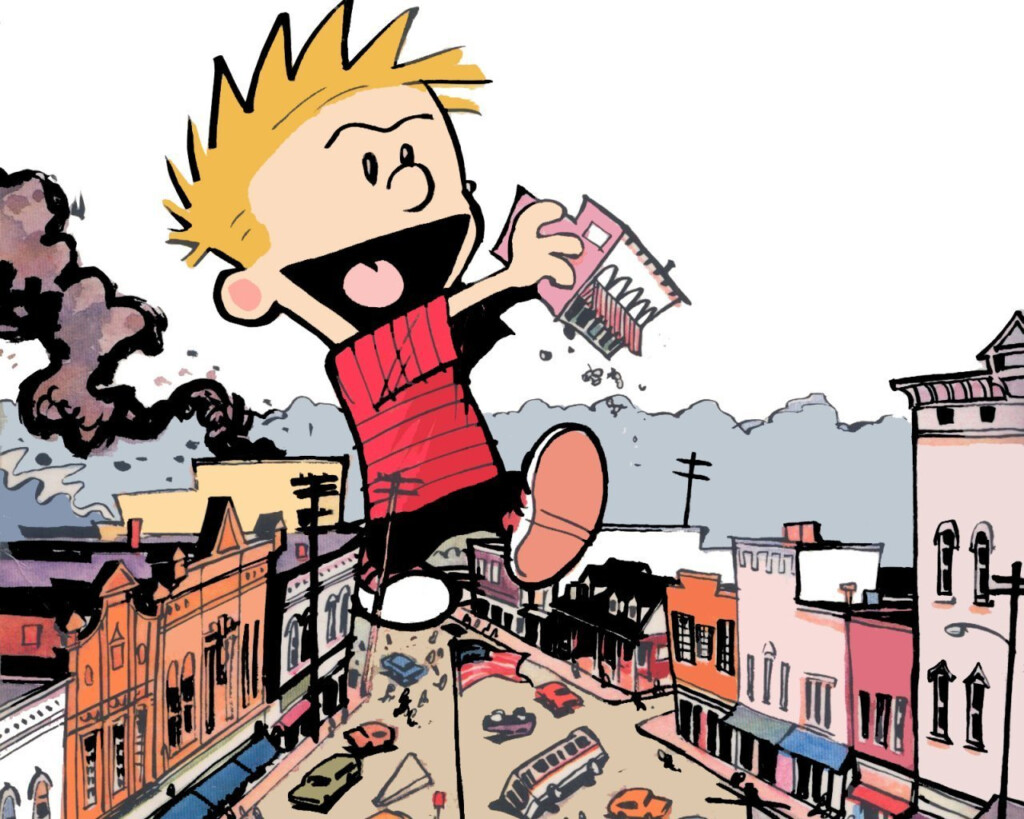 Calvin Calvin Hobbes Wallpaper 1395519 Fanpop
