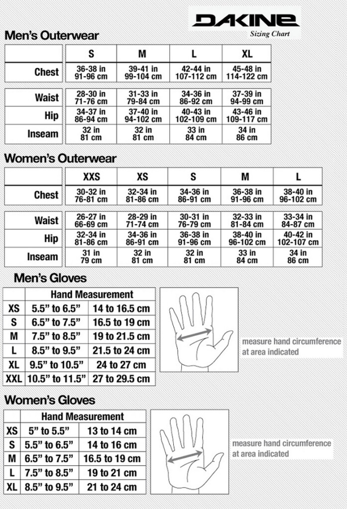 Dakine Backpack Size Chart A Visual Reference Of Charts Chart Master