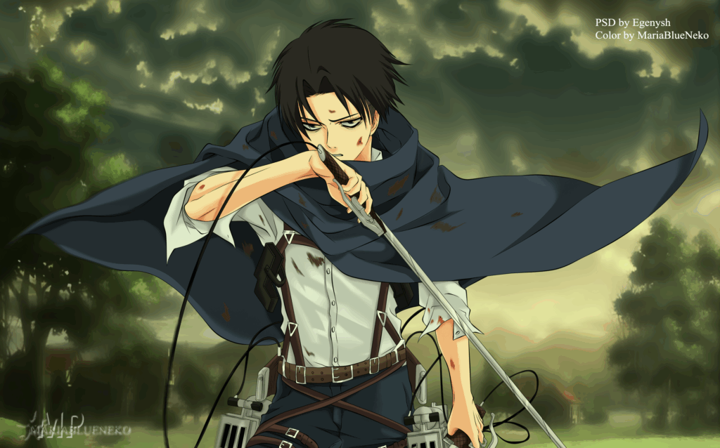 Download Weapon Sword Black Hair Levi Ackerman Anime Attack On Titan HD 