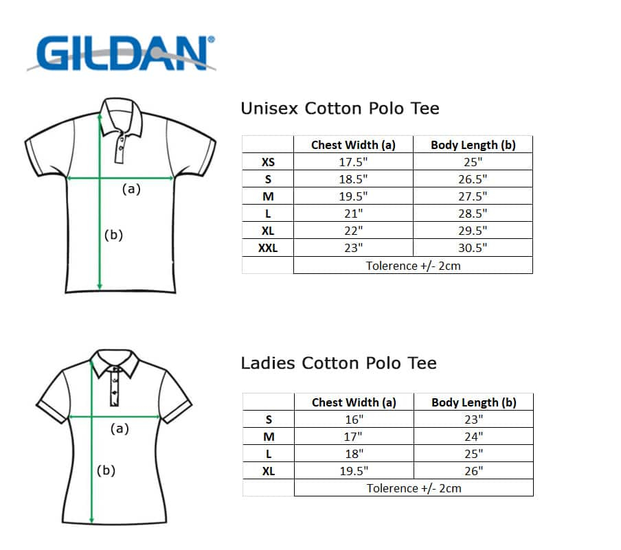 Gildan Brand Shirts Size Chart A Visual Reference Of Charts Chart Master