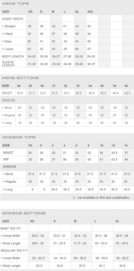 Giorgio Armani Size Chart