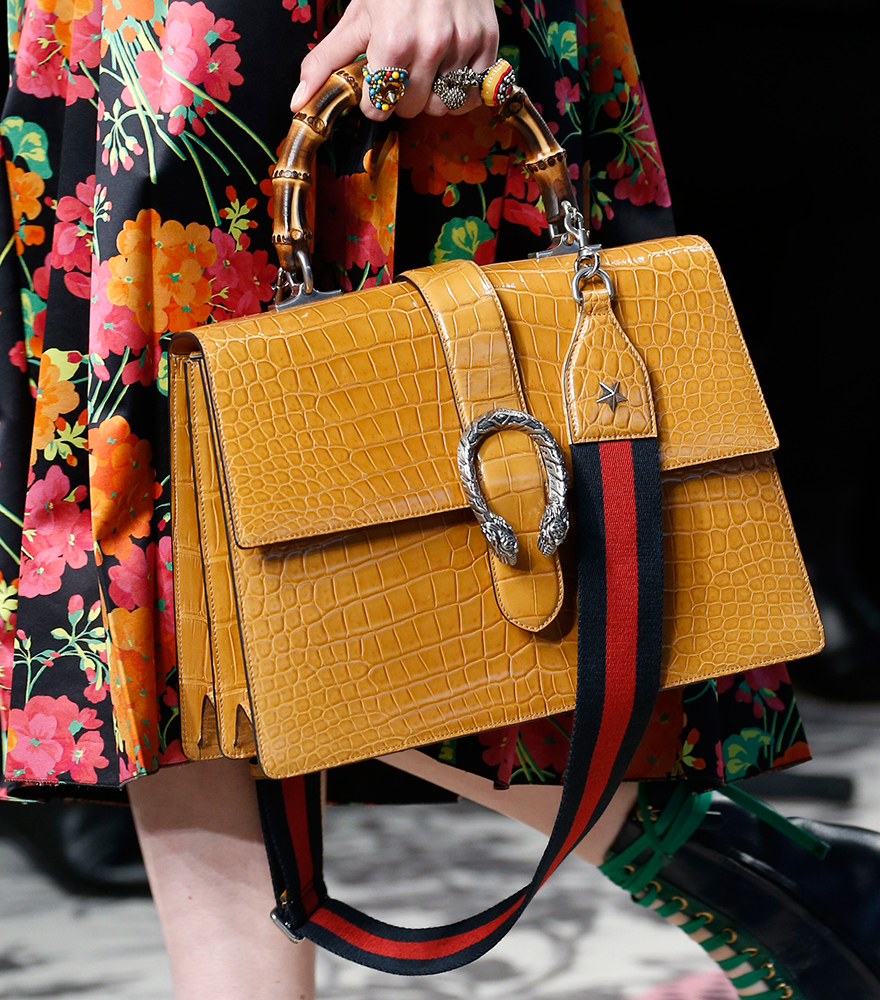 Gucci Gets Detailed For Its Spring 2016 Runway Bags PurseBlog