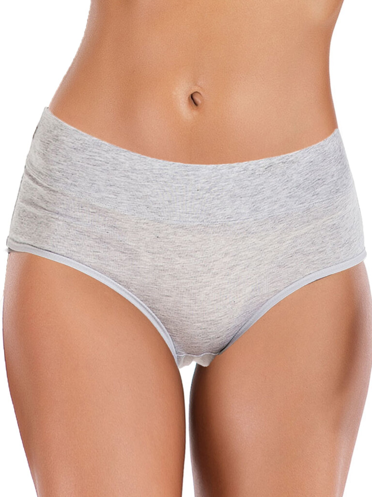 LELINTA Women 39 s Cotton Underwear High Waist Full Coverage Briefs Panty 
