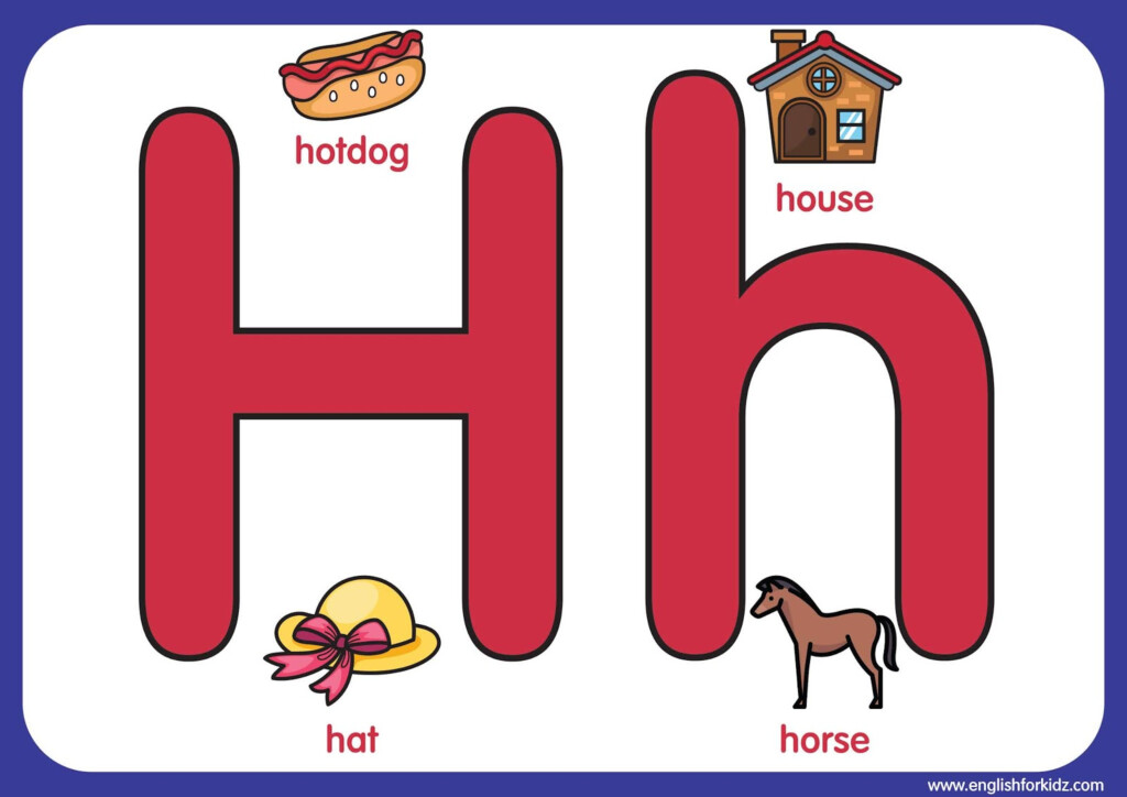 Letter H Printable Printable Word Searches