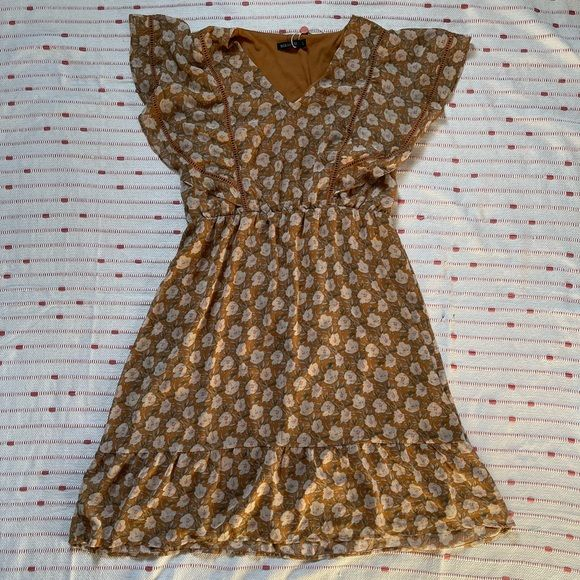 MIKAROSE Dakota Dress In Marigold Size Large Maxi Dress Dresses 