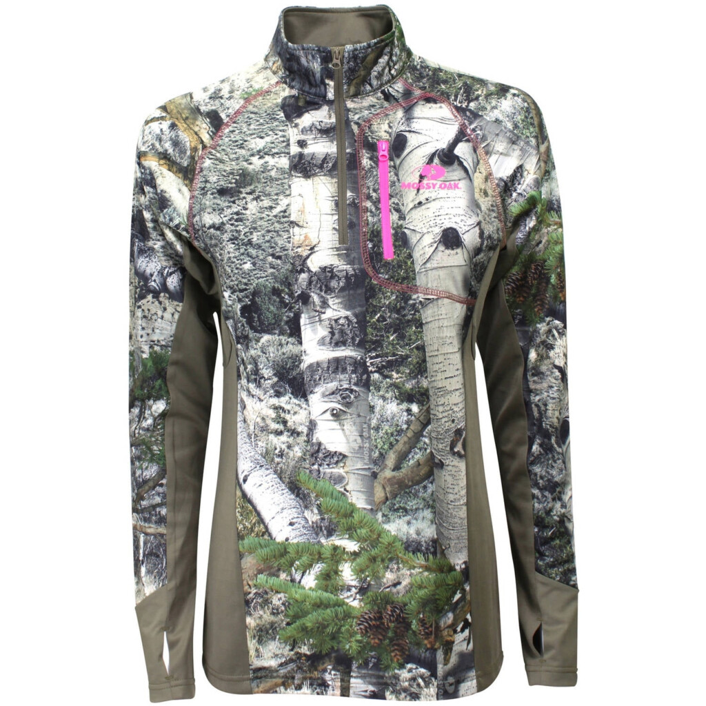 Mossy Oak Women 39 s Quarter Zip Mossy Oak Mountain Country Walmart