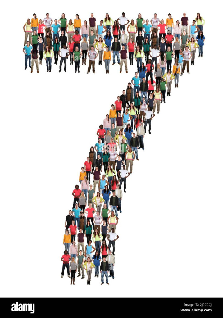 Number Number 7 Seven People People Group People Group Stock Photo Alamy