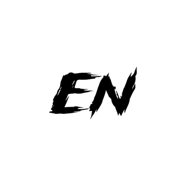Premium Vector En Monogram Logo Design Letter Text Name Symbol 