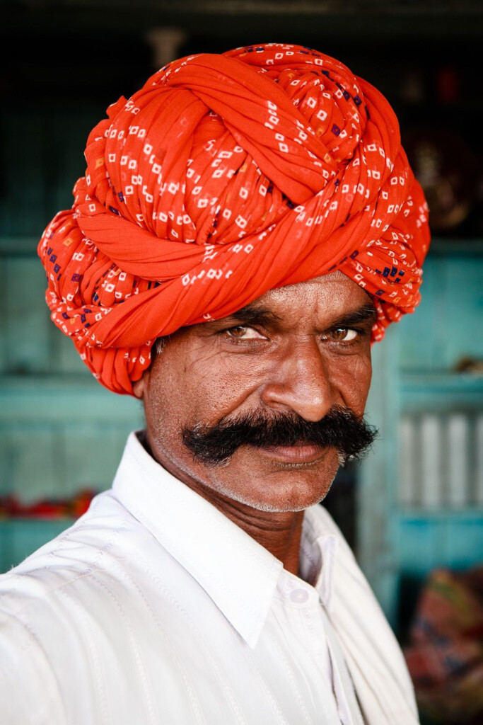 Rajastani Man With Colourful Turban Man Photo Indian Look Indian Man