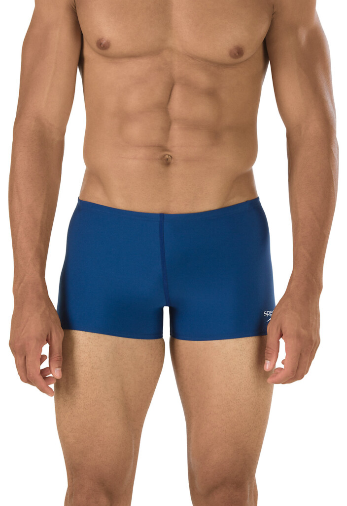 Speedo Solid Square Leg Endurance Blue 805016 412 041 Men 39 s Boy 39 s 