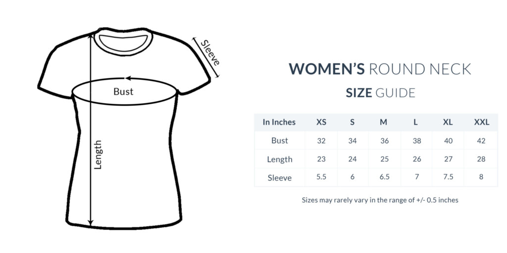 T Shirt Size Guide Chart 9thson