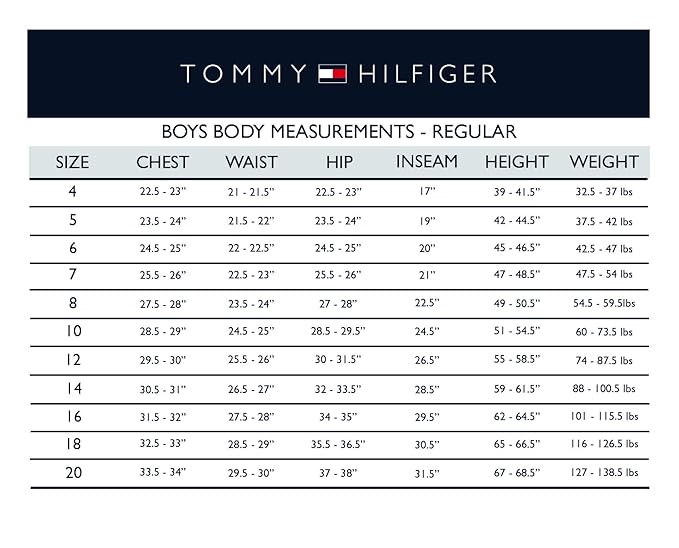 Tommy Hilfiger Men Shoes Size Chart Greenbushfarm