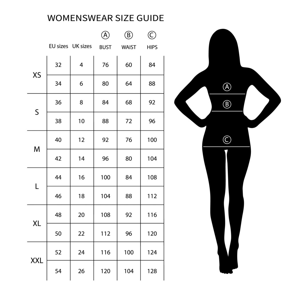 UK Ladies Clothing Size Guide Dresses Images 2025