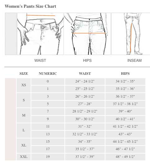 Wrangler Women 39 s Jeans Size Chart Jeans Wrangler